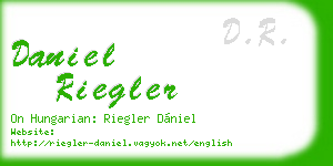 daniel riegler business card